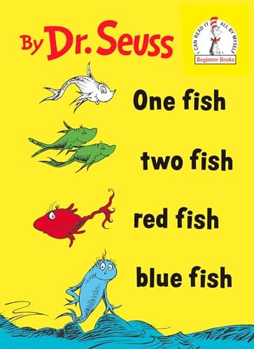 Book cover for One Fish Two Fish Red Fish Blue Fish by Dr. Seuss