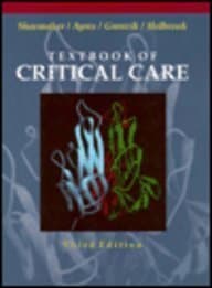 Book cover for Textbook of Critical Care by Shoemaker, William C.; Ayres, Stephen M.; Grenvik, Ake; Holbrook, Peter