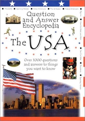 Book cover for Question and Answer Encyclopedia: The USA by Barber, Nicola