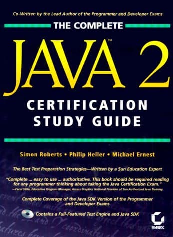 Book cover for The Complete Java 2 Certification Study Guide by Roberts, Simon