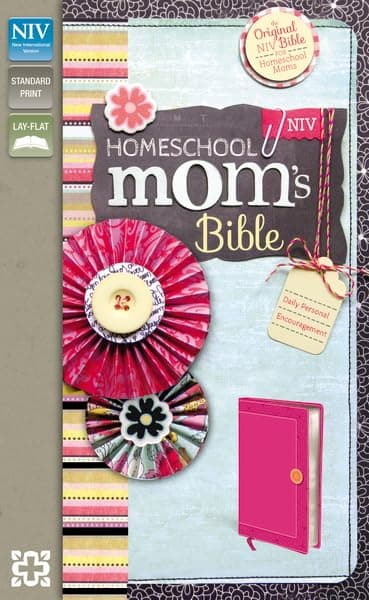 Book cover for Homeschool Mom's Bible-NIV: Daily Personal Encouragement by Tatman, Janet
