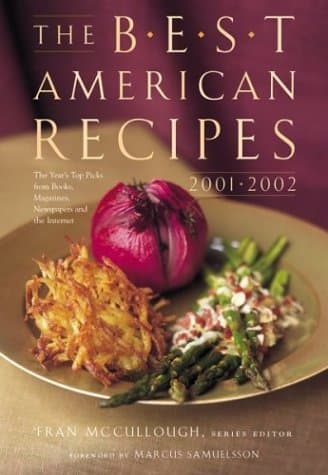 Book cover for The Best American Recipes 2001-2002 by McCullough, Fran