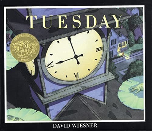 Book cover for Tuesday: A Caldecott Award Winner by Wiesner, David