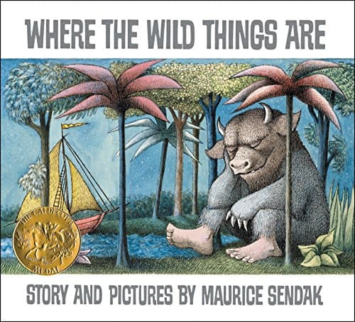 Book cover for Where the Wild Things Are: A Caldecott Award Winner by Maurice Sendak
