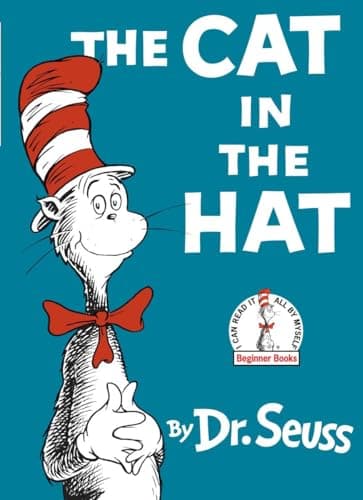 Book cover for The Cat in the Hat by Dr. Seuss