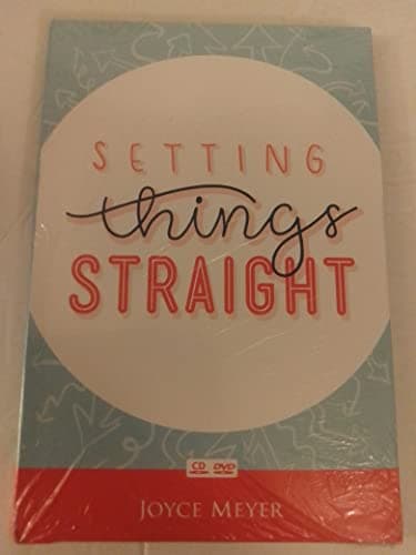 Book cover for Joyce Meyer Ministries Setting Things Straight CD / DVD Teachings by Unknown
