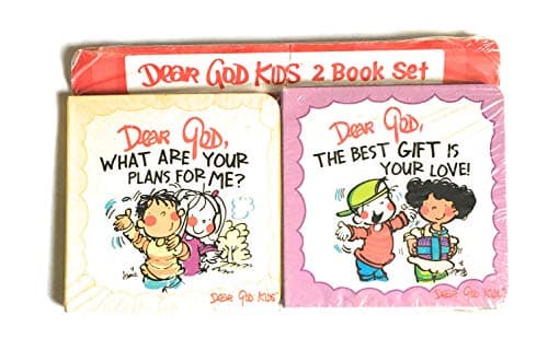 Book cover for Dear GOD Kids 2 Book SET "What ARE Your Plans for Me? And "The Best Gift Is Your Love" by Annie Fitzgerald