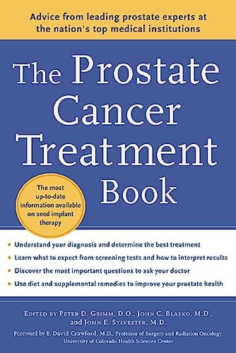 Book cover for The Prostate Cancer Treatment Book by Grimm, Peter