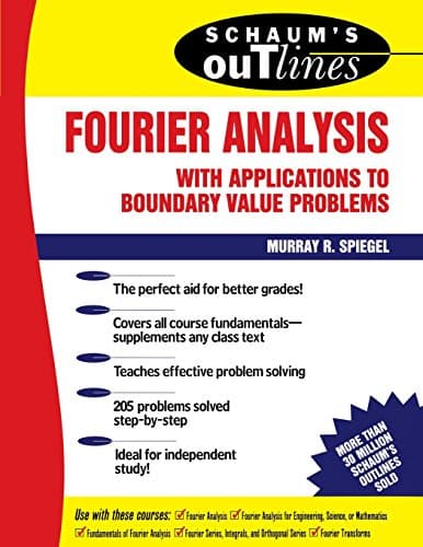 Book cover for Schaum's Outline of Fourier Analysis with Applications to Boundary Value Problems by Spiegel, Murray