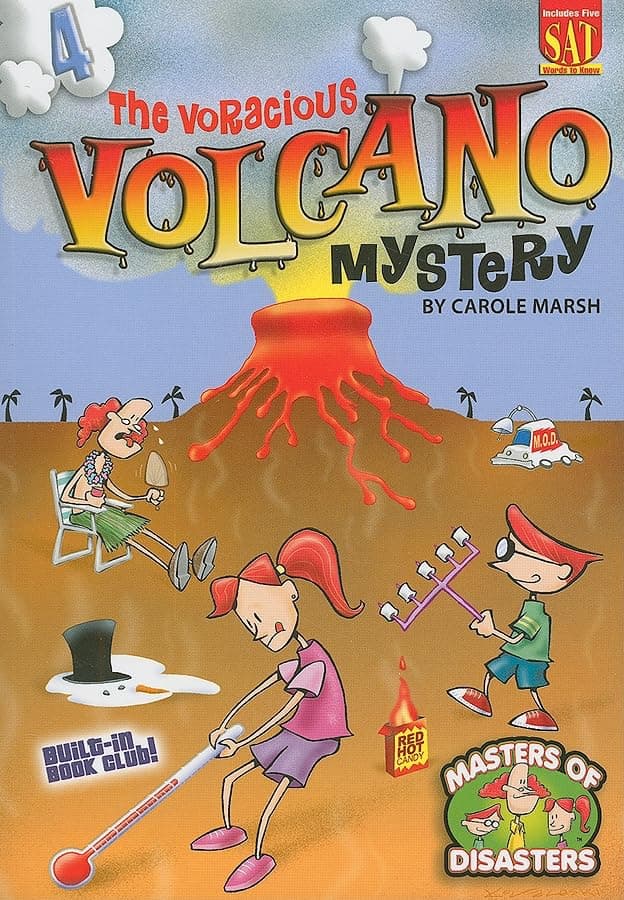 Book cover for The Voracious Volcano Mystery (Masters of Disasters (Numbered)) by Marsh, Carole