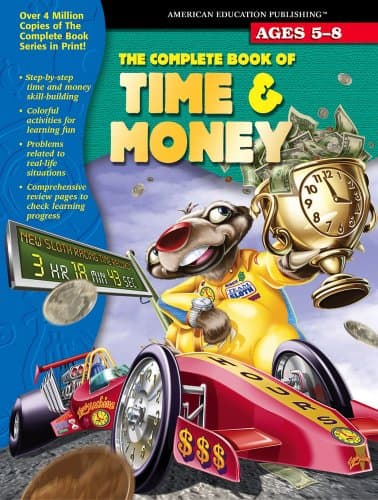 Book cover for Complete Book of Time & Money, Grades K - 2 by American Education Publishing