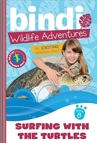 Book cover for Surfing with Turtles: A Bindi Irwin Adventure (Bindi's Wildlife Adventures, 8) by Irwin, Bindi