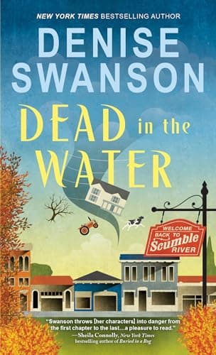 Book cover for Dead in the Water: A Cozy Mystery by Swanson, Denise