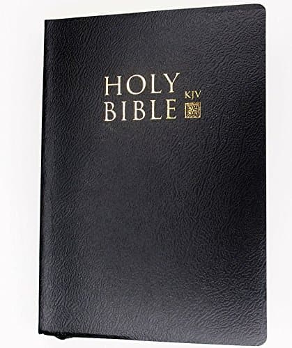 Book cover for Holy Bible Old & New Testament KJV Black Leatherette 5 x 7 by Unknown
