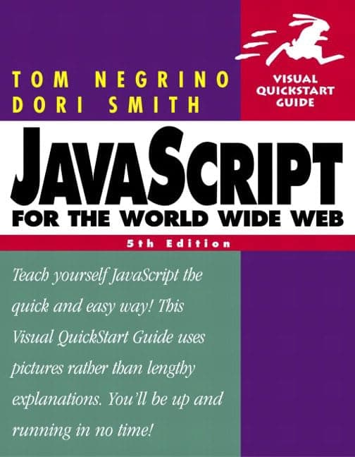 Book cover for JavaScript for the World Wide Web, Fifth Edition by Negrino, Tom