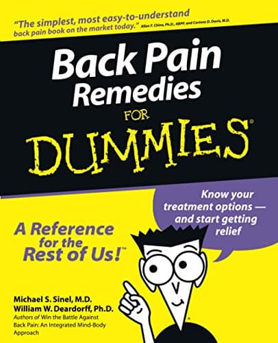 Book cover for Back Pain Remedies For Dummies by Sinel, Michael S.