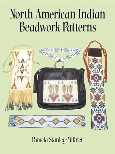 Book cover for North American Indian Beadwork Patterns (Dover Crafts: Bead Work) by Stanley-Millner, Pamela