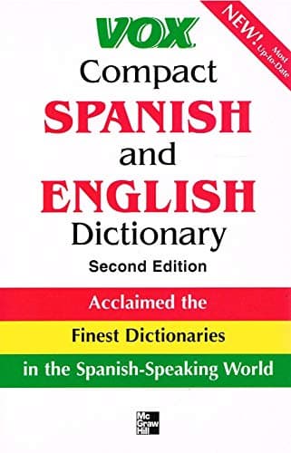 Book cover for Vox Compact Spanish and English Dictionary by Vox