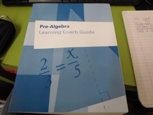 Book cover for Pre-Algebra Learning Coach Guide by K12