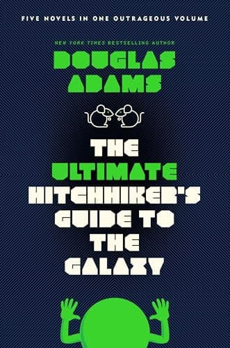 Book cover for The Ultimate Hitchhiker's Guide to the Galaxy by Douglas Adams