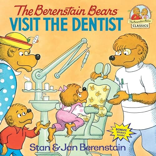 Book cover for The Berenstain Bears Visit the Dentist by Berenstain, Stan