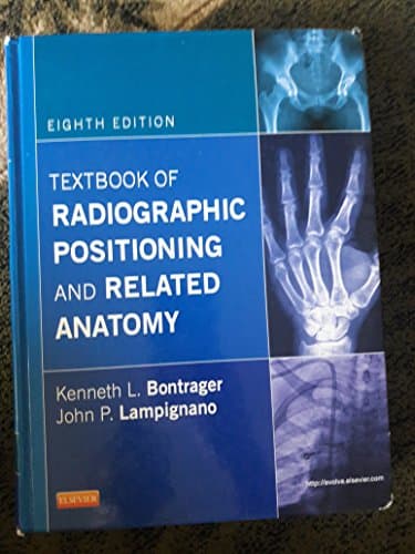 Book cover for Textbook of Radiographic Positioning and Related Anatomy by Bontrager MA  RT(R), Kenneth L.