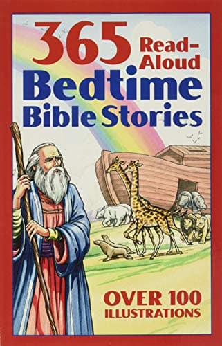 Book cover for 365 Read-Aloud Bedtime Bible Stories by Daniel Partner