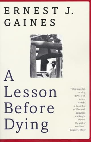 Book cover for A Lesson Before Dying (Oprah's Book Club) by Gaines, Ernest J.