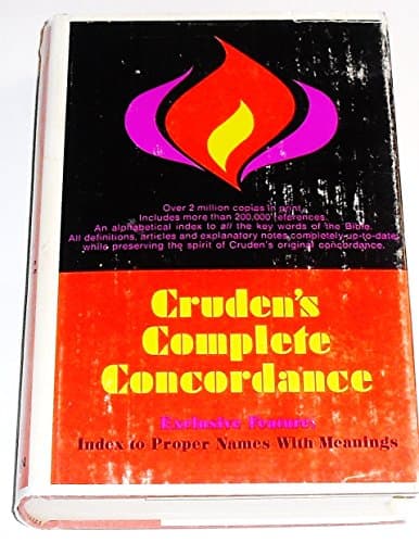 Book cover for Cruden's: Complete Concordance, To the Old and New Testaments by Alexander Cruden
