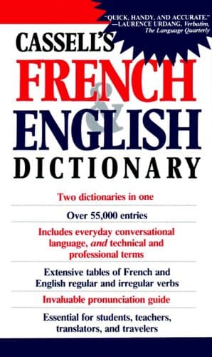 Book cover for Cassell's French & English Dictionary by Thompson, W.