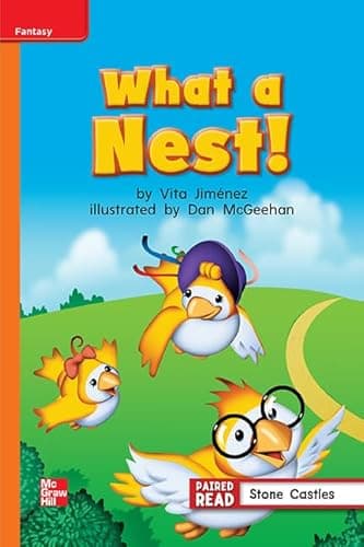 Book cover for Reading Wonders Leveled Reader What A Nest!: Approaching Unit 2 Week 2 Grade 1 (ELEMENTARY CORE READING) by McGraw Hill