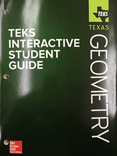 Book cover for Teks Interactive Student Guide - Texas Geometry by McGraw-Hill Education