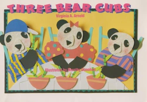 Book cover for Three Bear Cubs by Virginia A. Arnold