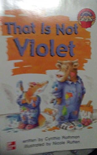 Book cover for That is Not Violet by Cynthia Rothman