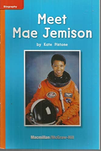 Book cover for Meet Mae Jemison by Kate Pistone
