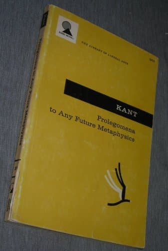 Book cover for Prolegomena to Any Future Megaphysics by Immanuel Kant