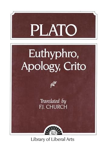 Book cover for Plato: Euthyphro, Apology, Crito by Plato