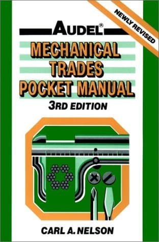 Book cover for Audel Mechanical Trades Pocket Manual by Nelson, Carl A.