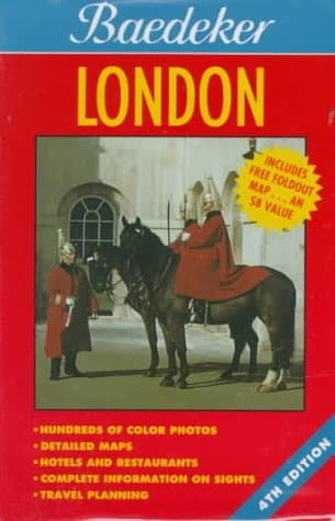 Book cover for Baedeker London (Baedeker's City Guides) by Karl Baedeker