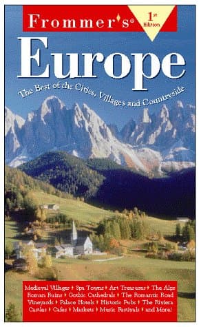 Book cover for Frommer's Europe by Unknown
