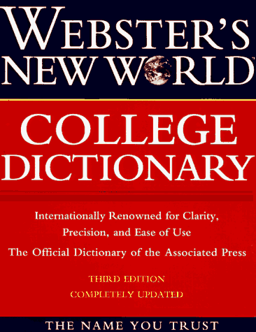 Book cover for Webster's New World College Dictionary by Webster's New World Editors