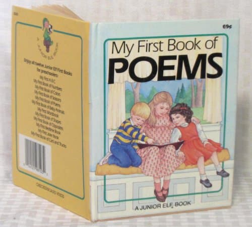 Book cover for My First Book of Poems [A Junior Elf Book] by Nancy Hall