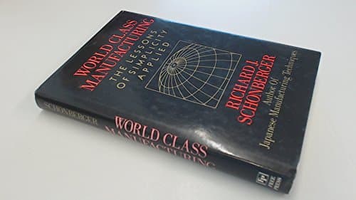 Book cover for World Class Manufacturing: The Lessons of Simplicity Applied by Richard J. Schonberger