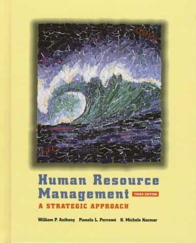 Book cover for HUMAN RESOURCE MANAGEMENT 3E by Anthony, William P.