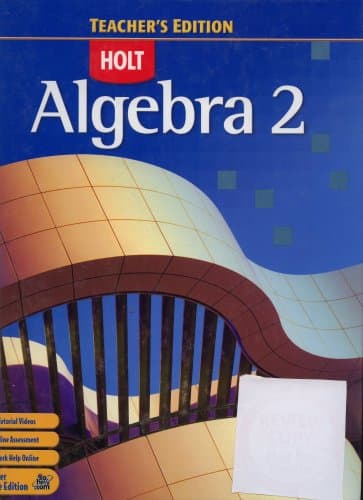 Book cover for Algebra 2 by Edward B. Burger