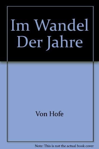 Book cover for Im Wandel Der Jahre by Von Hofe, Harold H.