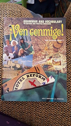 Book cover for Ven Conmigo!: Grammar and Vocabulary 2 (Spanish Edition) by Humbach, Nancy A.