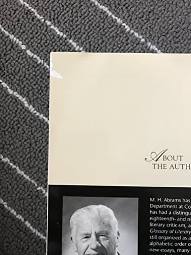Book cover for A Glossary of Literary Terms, Sixth Edition by Abrams, M.H.
