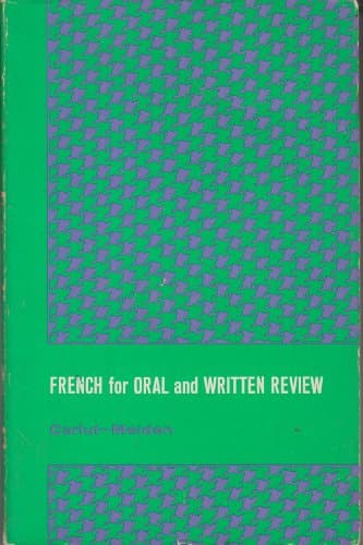 Book cover for French for Oral and Written Review by carlut, charles