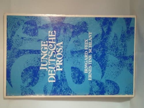 Book cover for Junge Deutsche Prosa by Feix, Irmgard